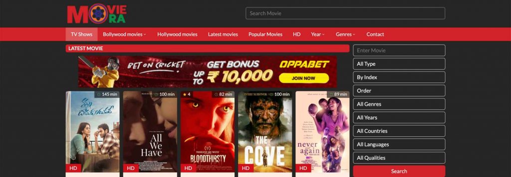 Moviemora, best free online movie streaming sites